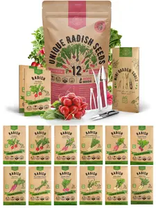 12 Radish Seeds Variety Pack