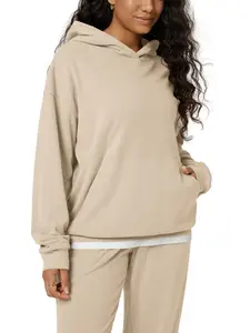 ODODOS Women's Brushed Fleece Oversized Hoodie – Cozy Warm Long Sleeve Pullover Sweatshirt with Kangaroo Pocket tiktokshopspringglowup