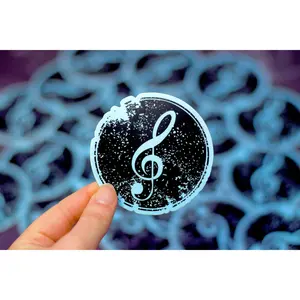 Treble Clef Music Stickers