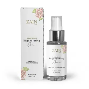 ZAIN1 Snail Mucin Regenerating Serum – Hydrating & Youthful Glow with Hyaluronic Acid & Damascus Rose