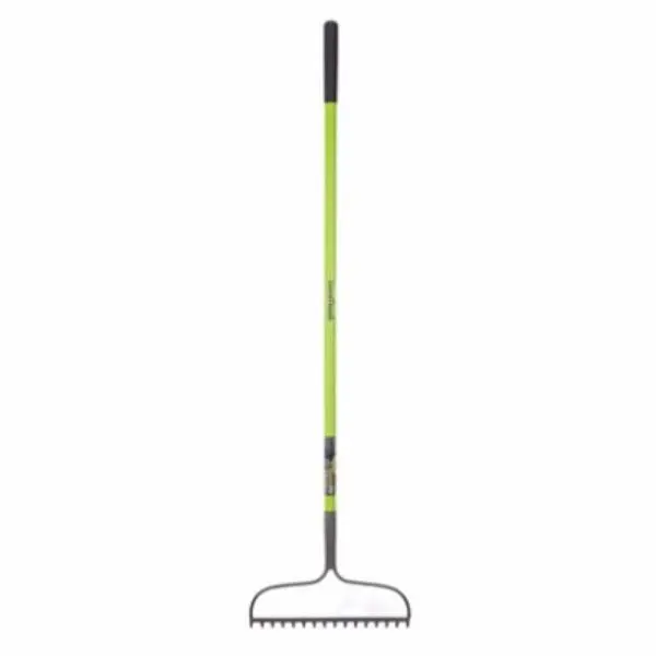 Great States 109580 Bow Rake with Fiberglass Handle, Durable Head for Lawn Raking, Bow Rake Head
