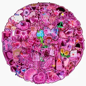 60 Pcs Pink Starry Sky Stickers, Aesthetic Galaxy Graffiti Vinyl Decals for Water Bottle Laptop Phone Case, Dreamy Scrapbook Supplies for Teen Girls Obsessed with this pastel pink galaxy aesthetic!🌌💖 60 PCs of dreamy starry sky stickers for your phone