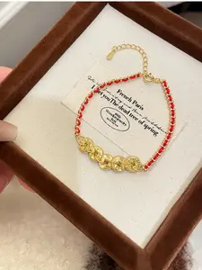 Elegant Lucky Red String Bracelet for Women & Girls | Eye-Catching Jewelry for All Seasons | Perfect for Everyday Wear & Party Occasions | Exquisite Gift for Best Friend | Xoxo Style Bracelet