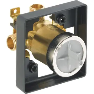 Faucet R10000-UNBXHF MultiChoice Universal Shower Valve Body, Brass, Black