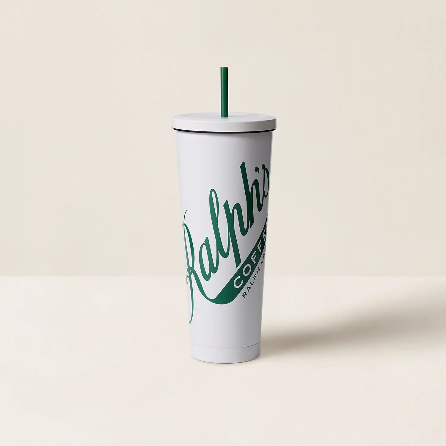 Ralph Lauren Home - Ralph’s Coffee Iced Beverage Cup & Straw