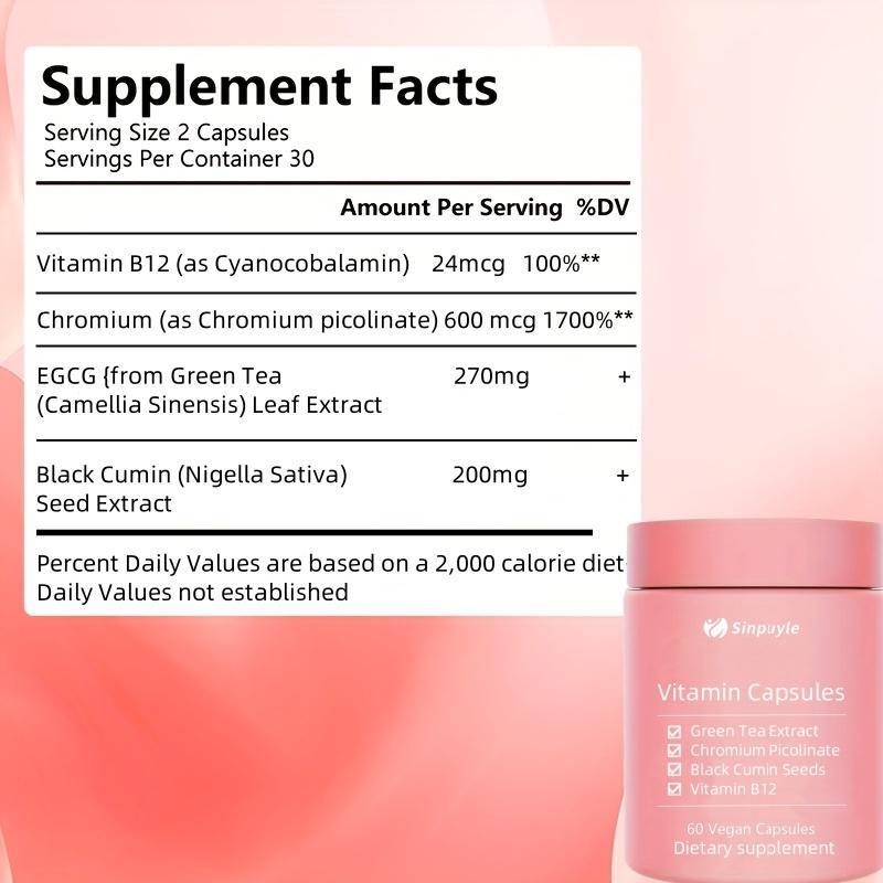 Sinpuyle Multivitamin: Boost Metabolism, Immunity & Energy Probiotics Supplement Probiotics Tablets vitamins women multivitamin women