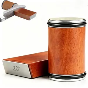 Roller Sharpener Set, Magnetic Roller Sharpener, Arc Diamond Sharpener, Wooden Handle Sharpening Stone, Diamond & Ceramic Sharpening Set, for cutter grinding, kitchen gadgets, angle sharpening tools specially designed for steel kitchenware