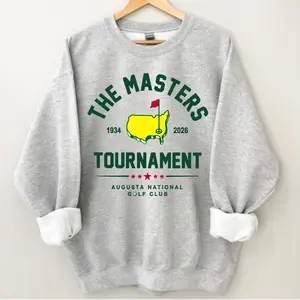 2026 Masters Tournament Sweatshirt – Augusta Golf Club Vintage Crewneck, Unisex Cotton Pullover, Golf Fan Gift, Graphic Sweater