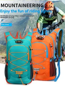 Outdoor Multifunctional Cycling Backpack, Waterproof Durable, Breathable Mesh Back Design, Suitable for Mountain Biking Hiking Running