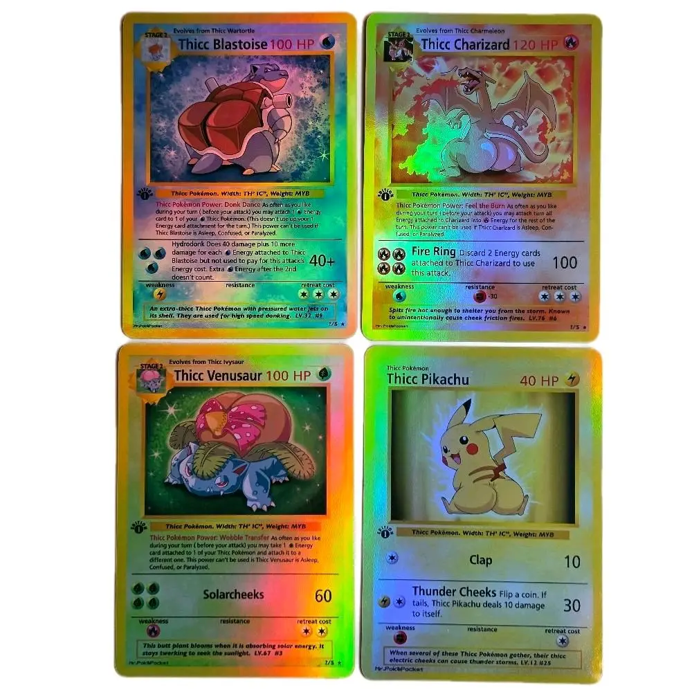 Thicc Kanto Set Rainbow Holo