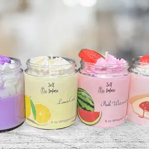 Gourmet whipped candles