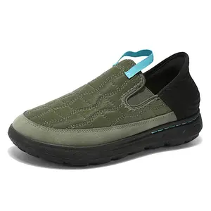 Comfortable Slip On Canvas Clogs, Cushioned Casual Shoes for Women Men Home Travel and Daily Walking