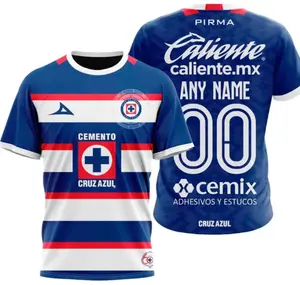 LIGA MX Cruz Azul 2025–2026 Personalized Away Shirt | Mexico Soccer Fan Tee