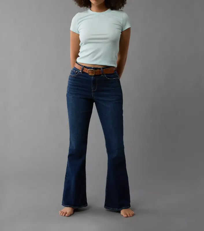 American Eagle Next Level Curvy Super High-Waisted Flare Jean