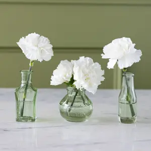 Green Glass Bud Vase