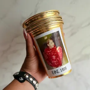 Gold Custom Cups - Personalized Drinkware for Unique Gifts and Special Occasions - Bottle