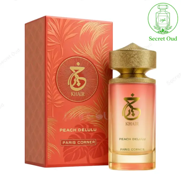 Paris Corner Khair Peach Delulu Unisex Eau de Parfum (EDP) - Single Item, 100ml Fragrance for Beauty & Personal Care