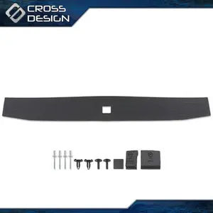 CROSSDESIGN Tailgate Body Molding Top Trim Cap Fit For 2017-2020 Ford Super Duty F-250 F-350