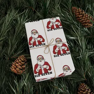 Christmas 67 Kids Gift Wrap, Mason 67 Wrapping Paper, 67 Sixty Seven, Santa 67 Design, Aura Energy Christmas 67 Graphic, 67 Meme Christmas