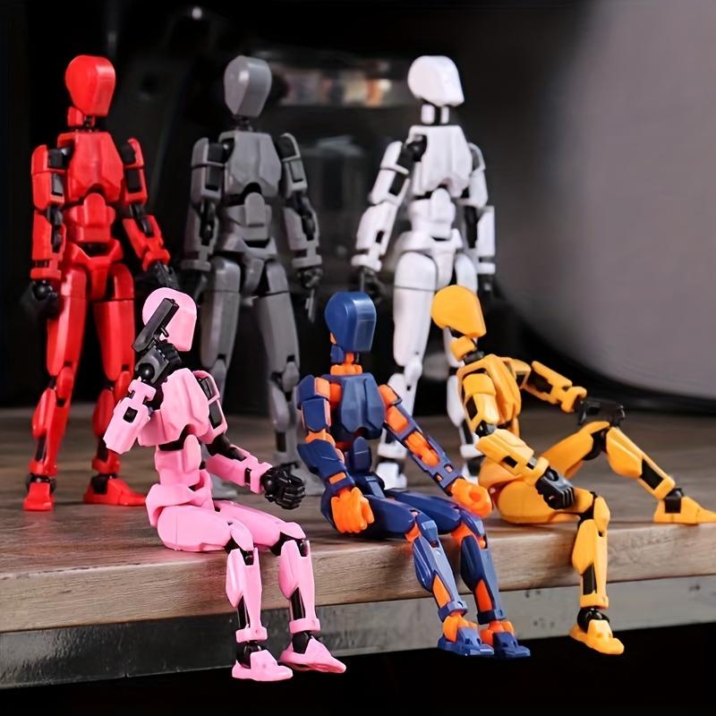 2 Set Assembly Completed T13 Action Figure,Dummy Nova Titan Lucky 13 Action Figure 3D Printed Multi-Jointed Movable Toy