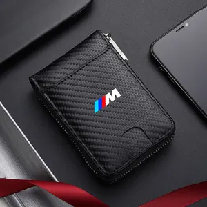 PU Leather Car Driving Document Bag, ID Passport Card Wallet, Pouch for Bmw M Performance G30 G32 3 4 5 7 M3 M4 M5 X1 X3 X5 X6 X4 E61 E60 E31