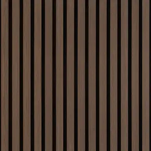 AFD Dark Walnut Acoustic Slat Panel 108.25" Sample