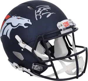 Peyton Manning Denver Broncos Autographed Riddell 2024 Speed Authentic Helmet - Fanatics Authentic Certified