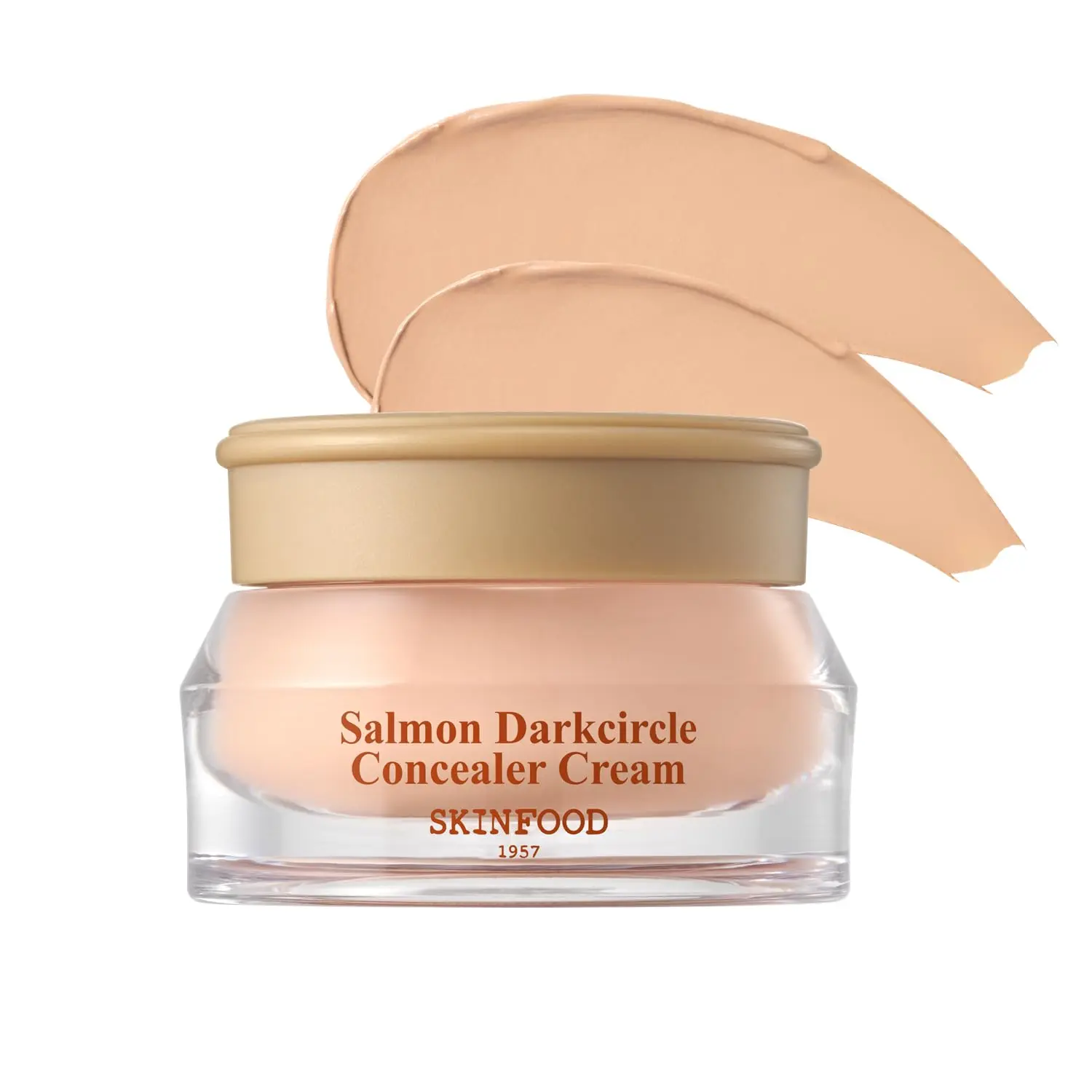 SKINFOOD Salmon PDRN Dark Circle Concealer Cream - 1 Blooming, Under Eye Concealer for Dark Spots and Wrinkles, Full Coverage, Stocking Stuffer, 10 g (0.35 Oz)