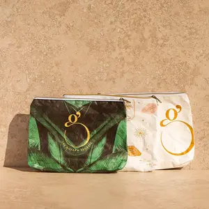 The Golden Secrets Skincare Bags - Oversized Water-Resistant Eco-Friendly Travel Pouches with Unique Messages