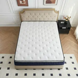 Five-story Design 10/12/14inch Queen King Twin Full Mattress High Quality Double Coil Spring Mattress in Single Double Queen King Classic Comfort for Your Family