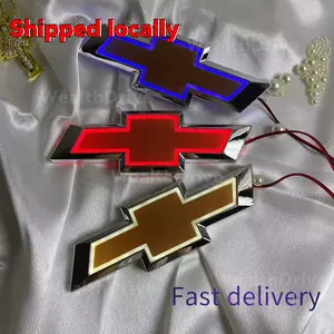 5D Luminous Car Logo for Chevrolet, Car Accessories LED Car Light, Chevrolet Accessories, Chevrolet Cruze, Chevrolet Logo Light, Rui Logo Cold Light 5D Logo