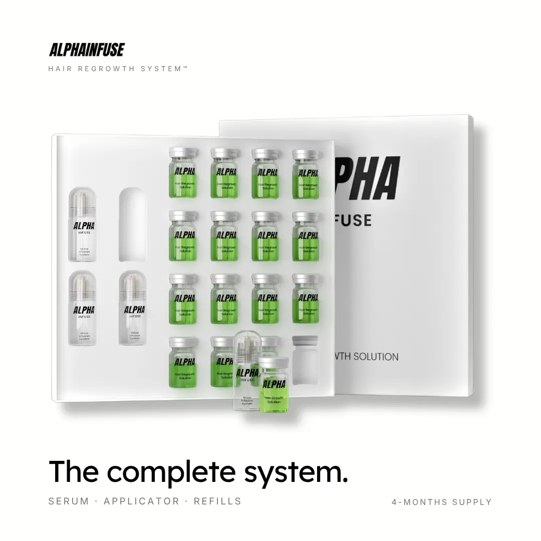 AlphaInfuse Scalp Care System - 1-Month, 2-Month, 4-Month Supply AlphaInfuse Scalp Care System - 1-Month, 2-Month, 4-Month Supply