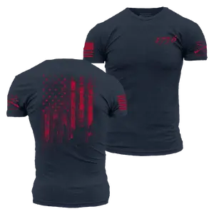1776 Flag T-Shirt - Midnight Navy