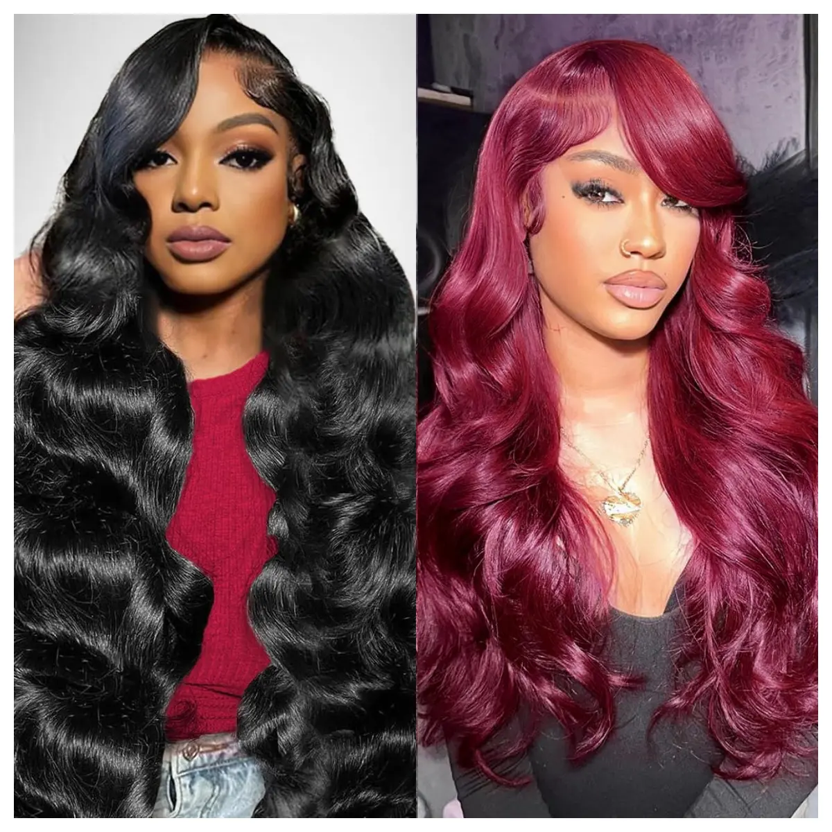 [Combo sale 30"&30"] 2 wig Human Hair Wig 180% Density HD Transparent Lace Front Wigs Human Hair Pre Plucked 13x4 Body Wave/Deep Wave/Straight Human Hair Wig for Women