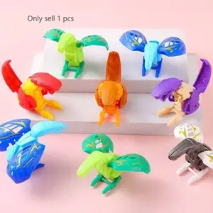 3D Dragon Egg Toys for Mummy Fun Time, 6 Counts Random Color Transforming Dinosaur Egg Toy, Dinosaur Robot Transforming Toy with Removable Joint, Fun & Educational Toy for Kids