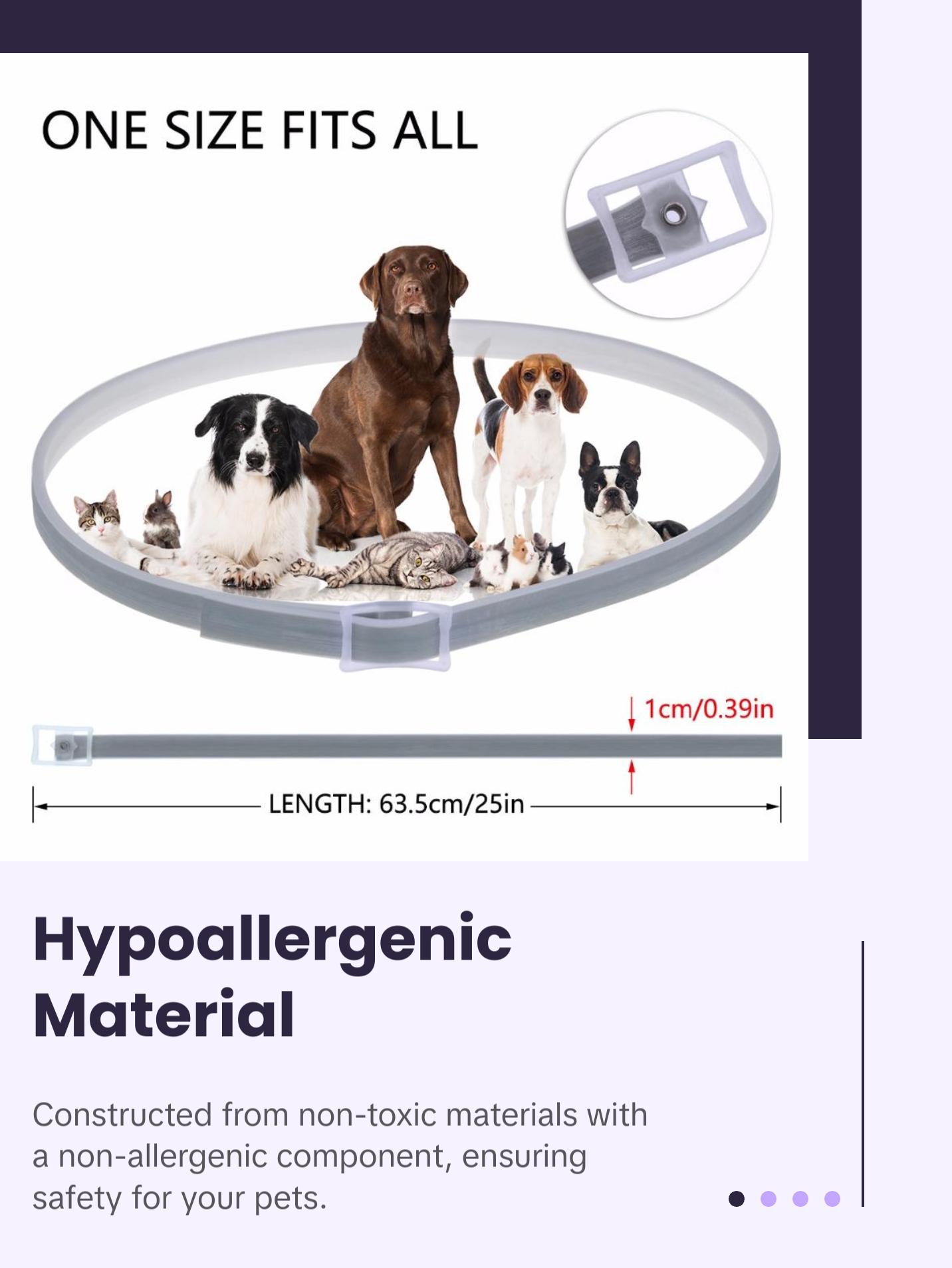 Anti-Insect Cat Dog Collar - Effective Insect Repellent, Lightweight Design, Suitable for Pets, Compatible with Various Breeds