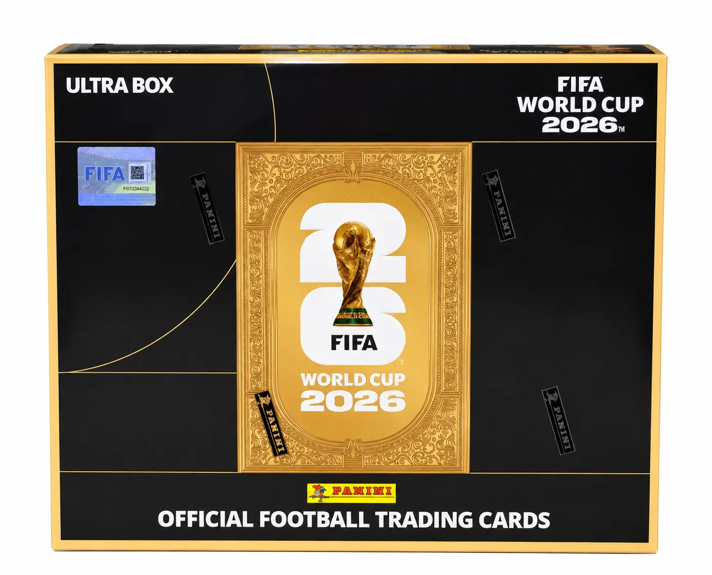 2026 Panini x Kayou FIFA World Cup Official Trading Card ULTRA BOX - (Packs x Box) - Premium Black Gold Edition - Sealed & Unsearched（Caja Ultra Cromos Oficiales FIFA Mundial 2026 Panini x Kayou | Edición Premium Oro y Negro | Sellada）