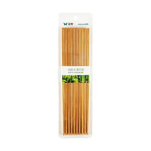 SUNCHA 10 Pairs 26cm Natural Bamboo Chopsticks Reusable Chinese Style Chopsticks for Asian Food