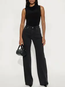 Tall Bonafide Basic Straight Leg Jeans - Black Wash