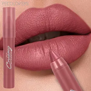 1 Pcs Non-sticky Matte Lip Liner & Lipstick, Multiple Colors To Chose, Smooth Easy To Accurately Apply, Waterproof Long-lasting, Can Be Use As Lip Liner Pen & Lipstick, Perfect Festival Gifts Birthday Gifts