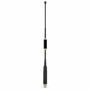AL800 Dual Band VHF/UHF High Gain Antenna for Handheld Ham Radio, 144/430MHz Portable Replacement Walkie Talkie Antenna, Low SWR Strong Signal Upgrade for Two Way Radios, Camping, Hiking, Off-Road Travel & Emergency Preparedness
