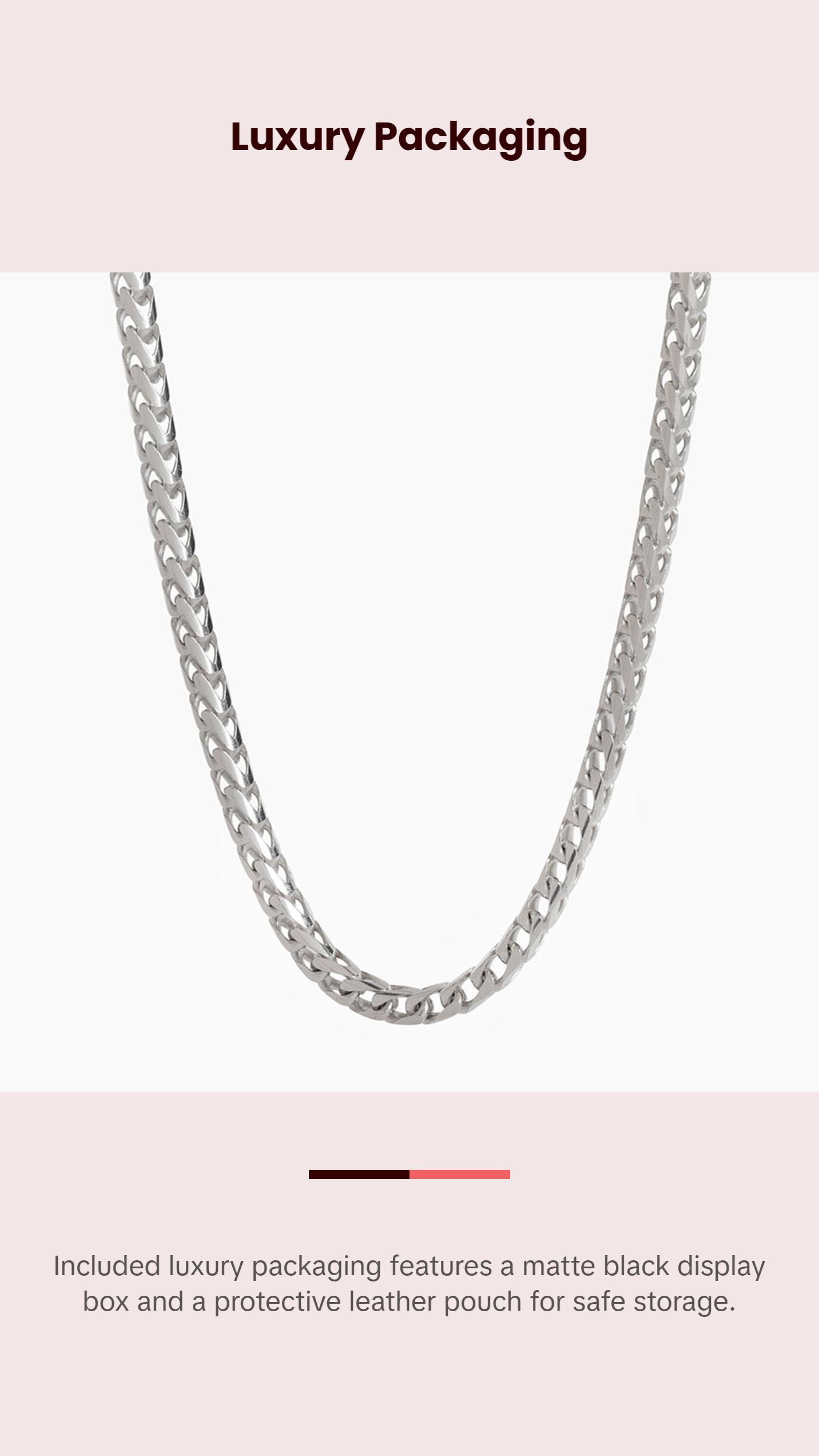 4mm Silver Franco Chain