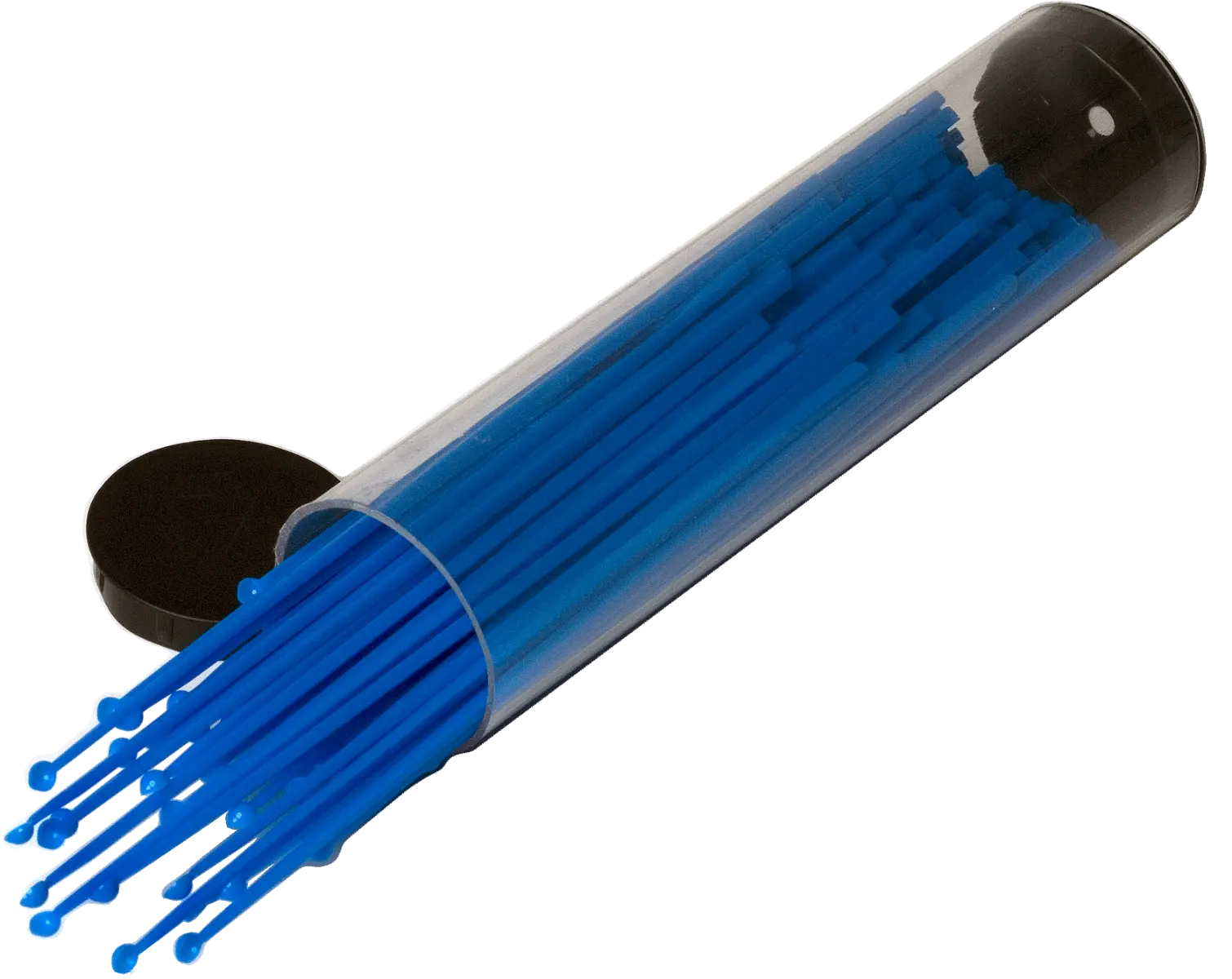 Disposable Antistatic Blue Polypropylene Micro Sample Transfer Scoops, 2-12 mg Capacity
