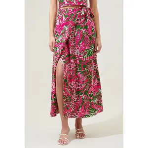 Cienega Floral Maxi Wrap Skirt