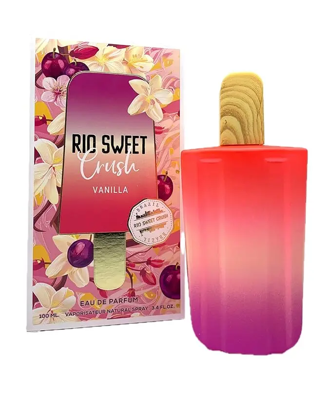 MCH Rio Sweet Crush Vanilla EDP Spray - Women Perfumes, Beauty Perfume, Long-Lasting Floral-Woody Scented Fragrance with Vanilla Aroma Scent, 100ml/3.4oz