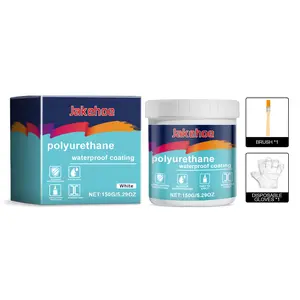Jakehoe Water Resistence and Leak Repairing Paint Series Waterproof and Leak-Proof Sealant for Bathroom Roof Doors and Windows Coating Finish Gloves Disposable Apply Easily