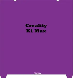 Creality K1 Max KDEAVI Double Sided Textured PLU Cool Build Plate