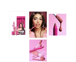 Yeri Mua Beauty Creations Lip Duo – Brown Nude Lip Gloss & Lip Liner Set | Long Lasting Glossy Finish Lip Combo for Everyday Makeup