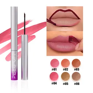 Peel Off Lip Stain, Long-Lasting Waterproof & Sweatproof Lip Tint Tattoo, Transfer-Proof Matte Lip Liner Makeup for Daily Wear & Special Occasions