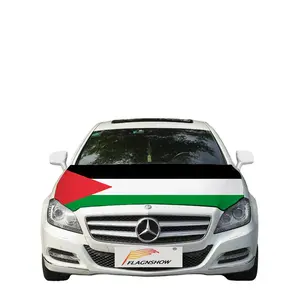 Free Size stretch fabric Palestine Flag car cover